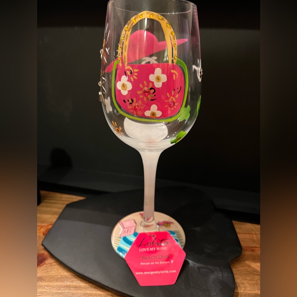 Lolita wine glass.